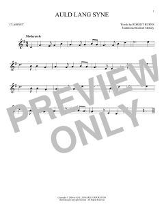 Auld Lang Syne von Robert Burns (Download) 