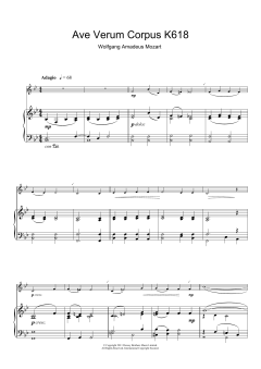 Ave Verum Corpus, K618 von Wolfgang Amadeus Mozart (Download) 