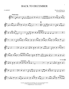 Back To December von Taylor Swift (Download) 