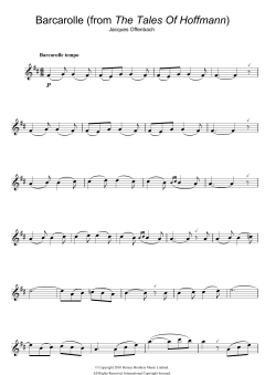 Barcarolle von Jacques Offenbach (Download) 