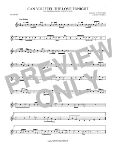 Can You Feel The Love Tonight von Elton John (Download) 