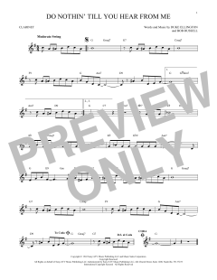 Do Nothin' Till You Hear From Me von Bob Russell (Download) 