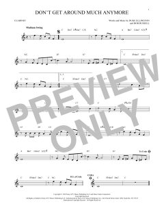 Don't Get Around Much Anymore von Duke Ellington (Download) 