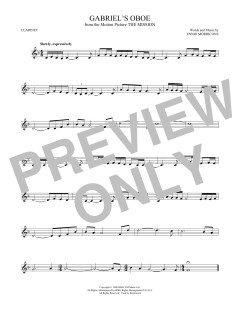 Gabriel's Oboe von Ennio Morricone (Download) 