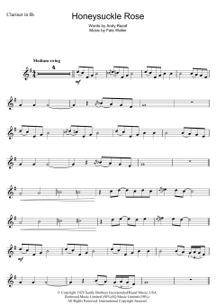 Honeysuckle Rose von Andy Razaf (Download) 