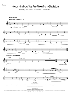 Honor Him/Now We Are Free von Hans Zimmer (Download) 