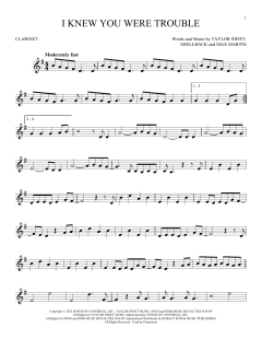 I Knew You Were Trouble von Taylor Swift (Download) 