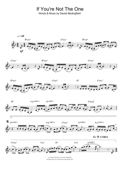 If You're Not The One von Daniel Bedingfield (Download) 