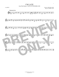 I'm Late von Bob Hilliard (Download) 