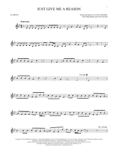 Just Give Me A Reason von Alecia Moore (Download) 