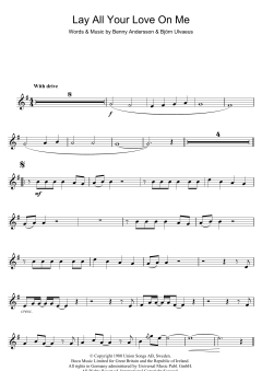 Lay All Your Love On Me von ABBA (Download) 