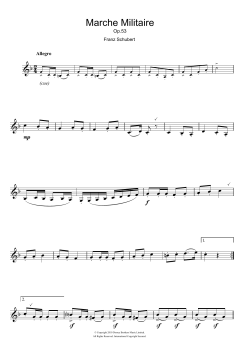 Marche Militaire von Franz Schubert (Download) 