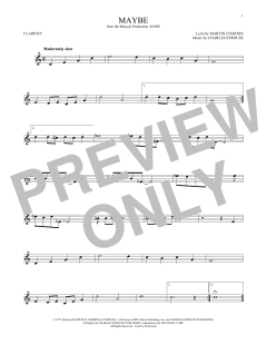 Maybe von Charles Strouse (Download) 