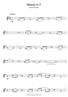 Melody In F von Anton Rubinstein (Download) 