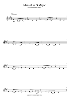 Minuet In G (Download) 