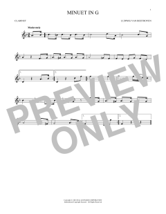Minuet In G (Download) 