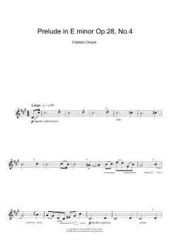 Prelude in E Minor, Op.28, No.4 (Download) 