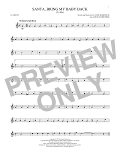 Santa, Bring My Baby Back von Elvis Presley (Download) 