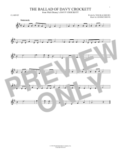The Ballad Of Davy Crockett von Fess Parker (Download) 