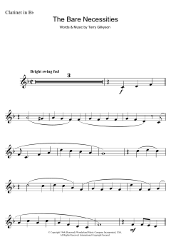 The Bare Necessities von Terry Gilkyson (Download) 