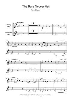 The Bare Necessities von Terry Gilkyson (Download) 