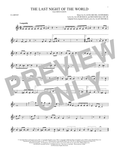 The Last Night Of The World von Alain Boublil (Download) 