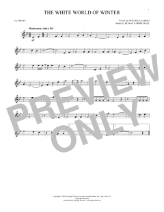 The White World Of Winter von Hoagy Carmichael (Download) 