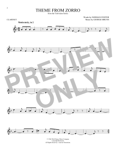 Theme From Zorro von Norman Foster (Download) 