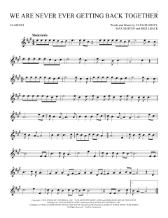 We Are Never Ever Getting Back Together von Taylor Swift (Download) 