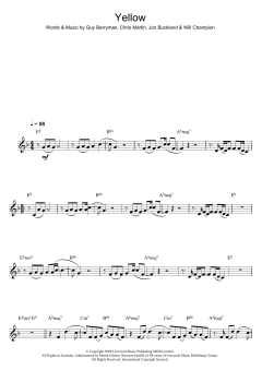 Yellow von Coldplay (Download) 