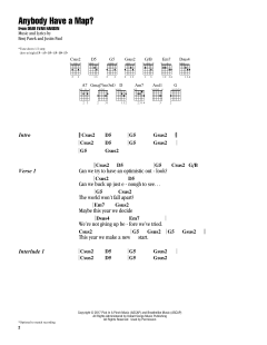Anybody Have A Map? von Benj Pasek (Download) 