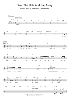Over The Hills And Far Away von Led Zeppelin (Download) 