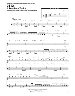 2112 - II. The Temples Of Syrinx von Rush (Download) 