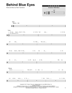 Behind Blue Eyes von The Who (Download) 