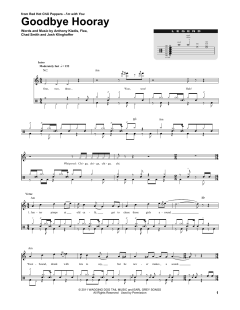 Goodbye Hooray von Red Hot Chili Peppers (Download) 