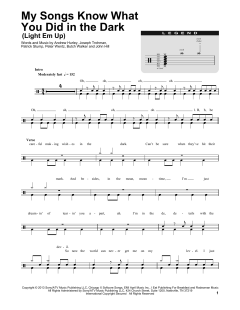 My Songs Know What You Did In The Dark von Fall Out Boy (Download) 