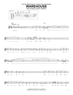 Warehouse von Dave Matthews Band (Download) 