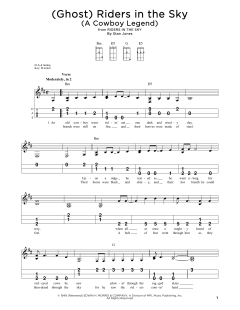 (Ghost) Riders In The Sky von Johnny Cash (Download) 