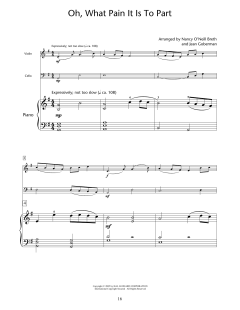 Oh, What Pain It Is To Part von Jean Goberman (Download) 