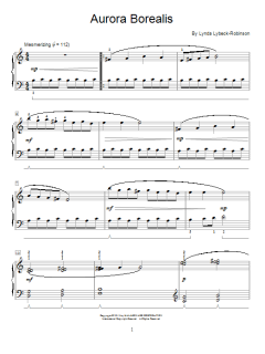 Aurora Borealis von Lynda Lybeck-Robinson (Download) 