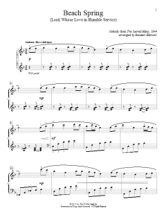 Beach Spring von The Sacred Harp (Download) 