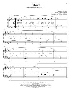 Cabaret von William Gillock (Download) 