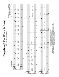 Ding-Dong! The Witch Is Dead von Harold Arlen (Download) 