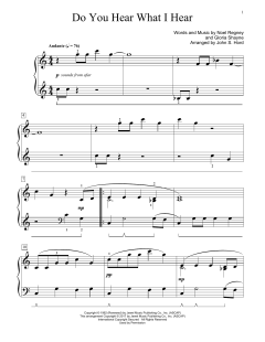 Do You Hear What I Hear von Carole King (Download) 
