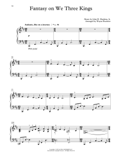 Fantasy On We Three Kings von John H. Hopkins Jr. (Download) 