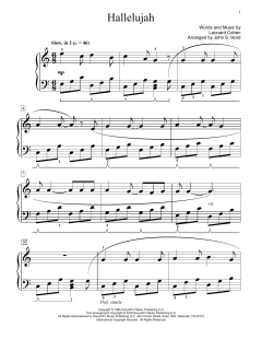 Hallelujah von Leonard Cohen (Download) 