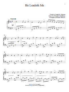 He Leadeth Me von Joseph Gilmore (Download) 