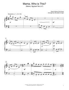 Mama, Who Is This? von South African folk song (Download) 
