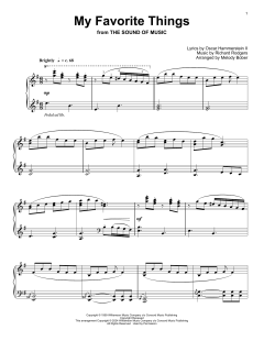 My Favorite Things von Richard Rodgers (Download) 