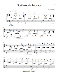Northwoods Toccata von Carol Klose (Download) 